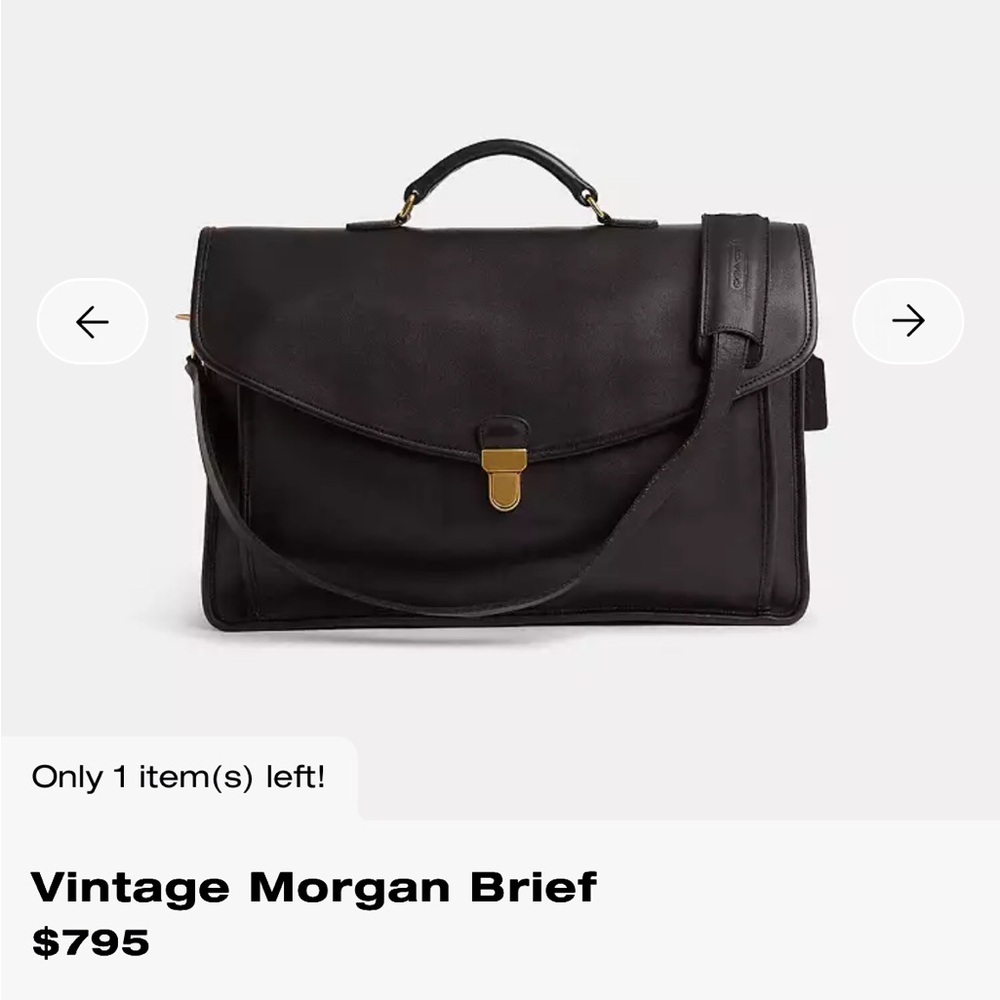 Vintage Coach Y2K Morgan Messenger/Laptop Shoulder/Crossbosy Bag - Picture 9 of 9